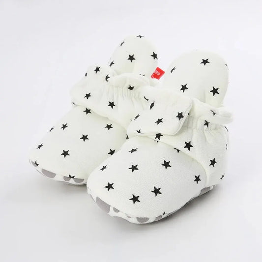 Toddler First Walkers Booties Cotton Comfort Soft Anti-slip Warm Infant Baby Boy Girl Shoes