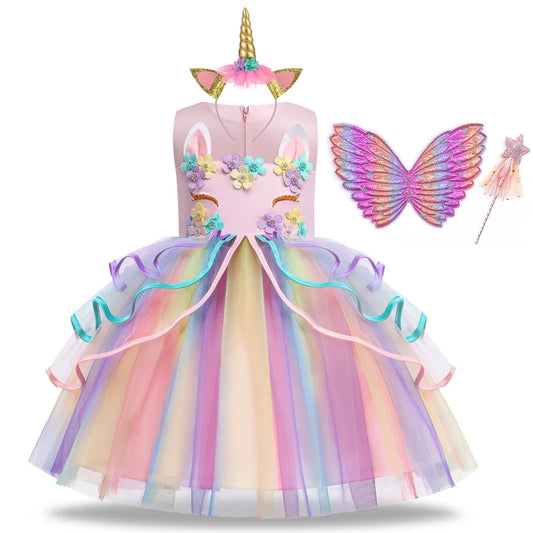Unicorn Cosplay Costume Princess Dress