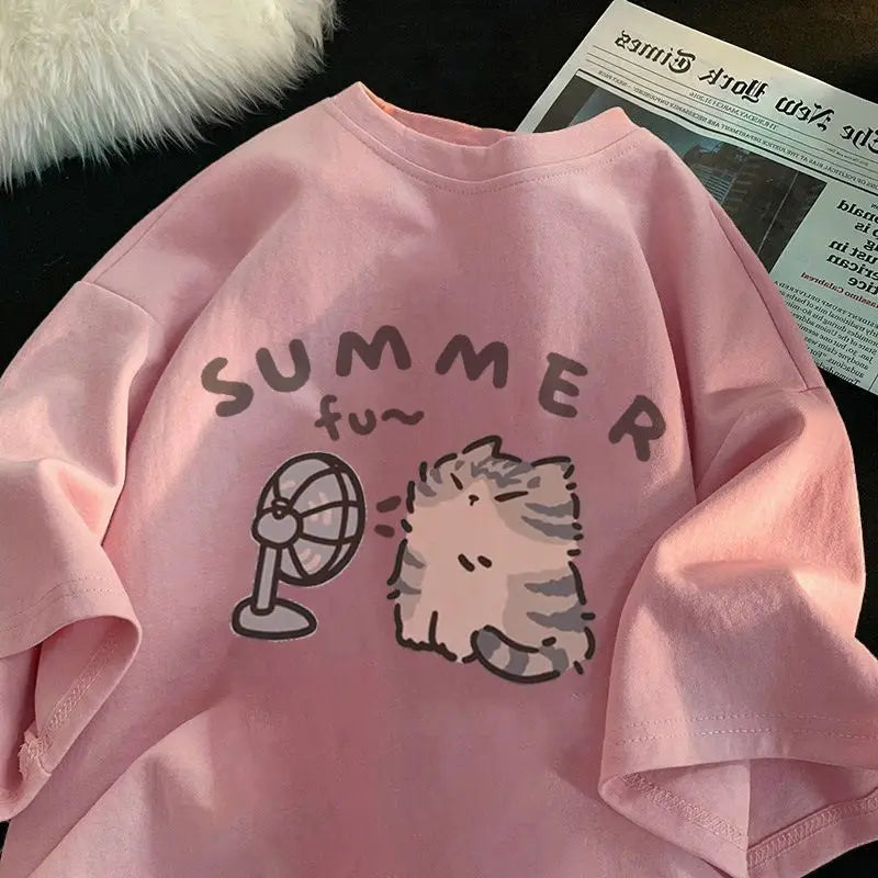 Minimalist Printed Summer T-shirt