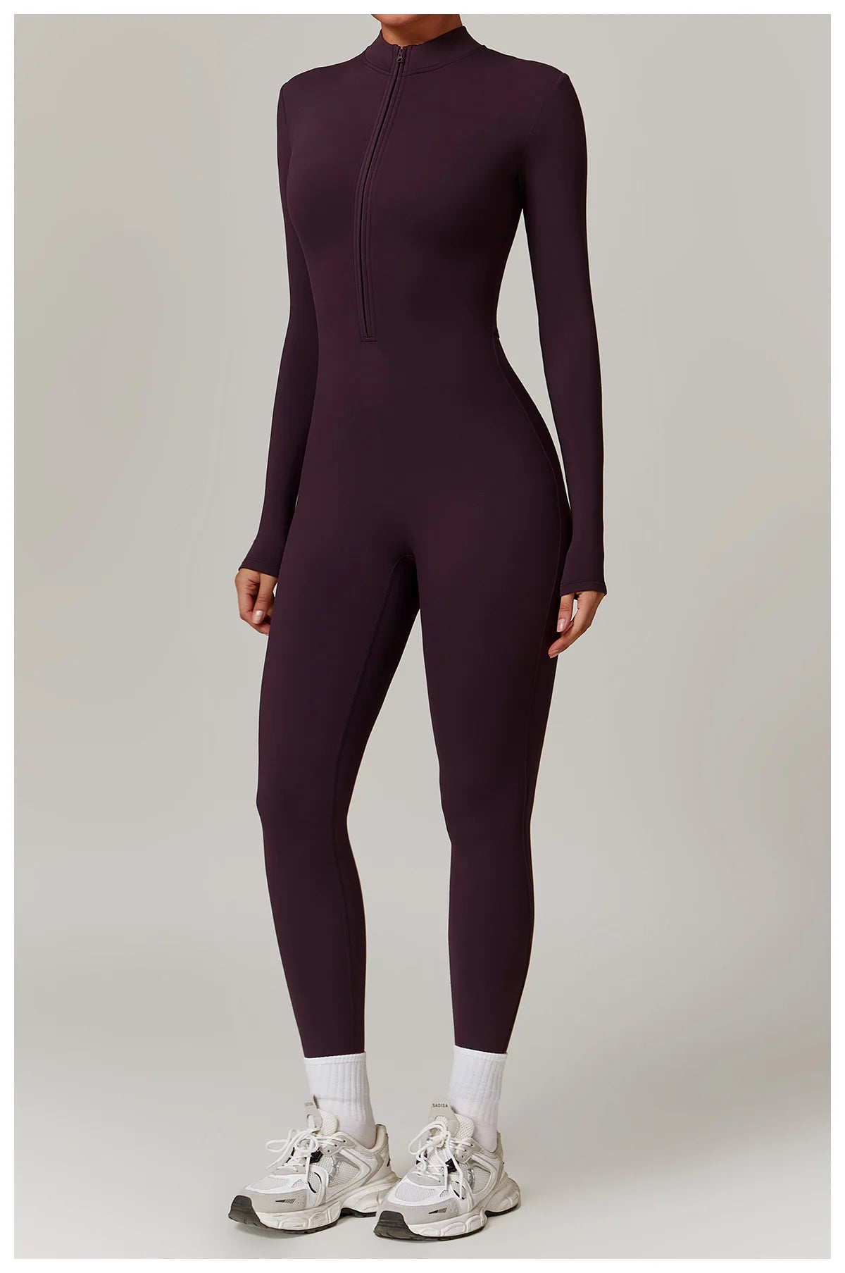 Zipper Yoga Rompers Jumpsuit