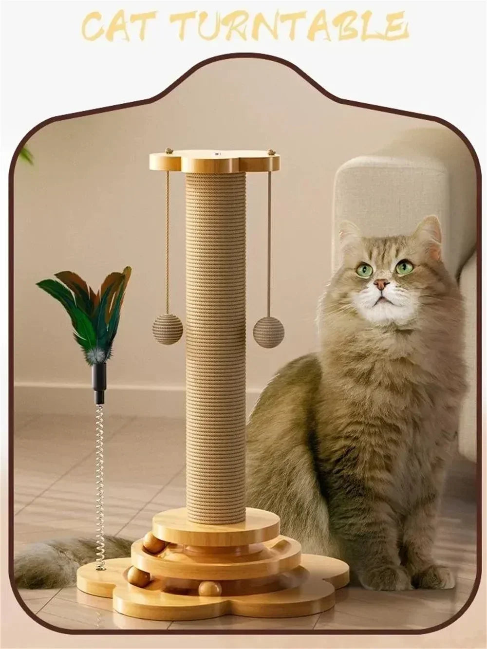 Pet Cat Toy Sisal scratcher