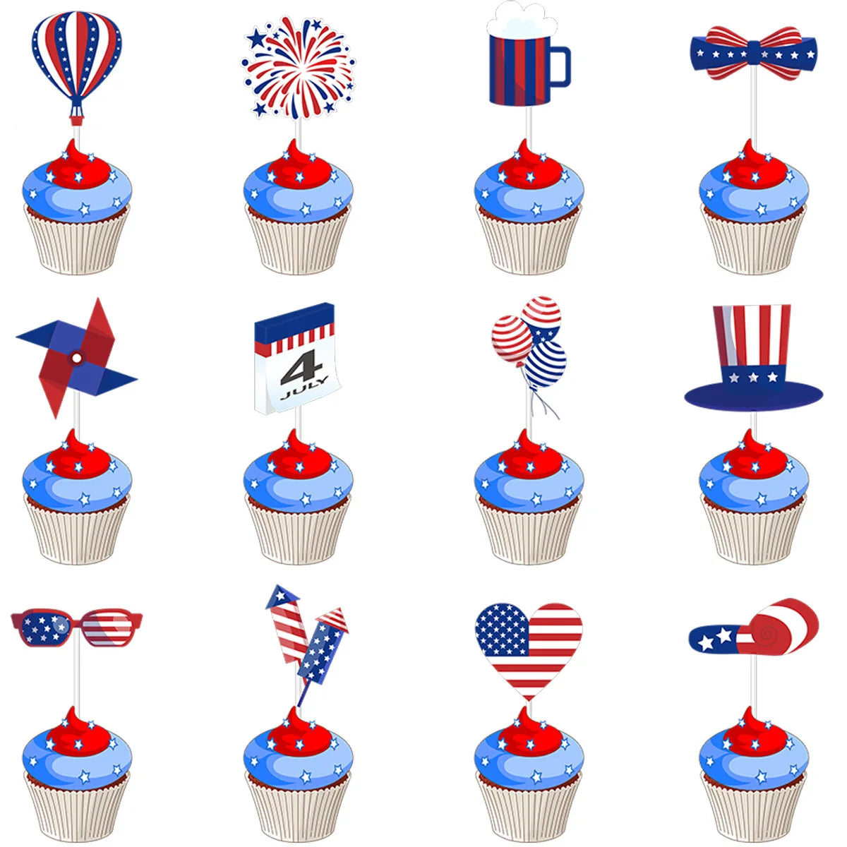 Independence Day Party Photo Props