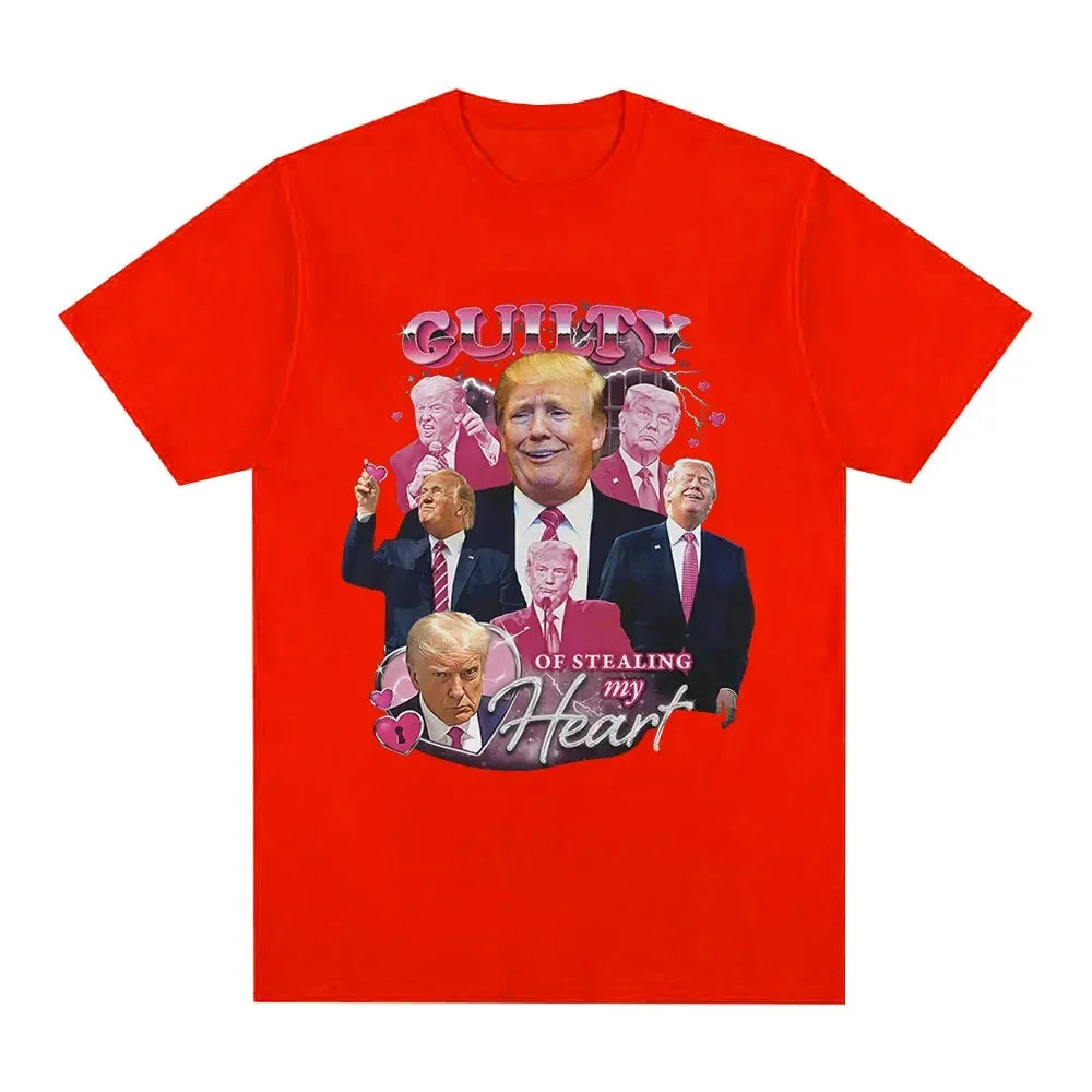 Trump stealing my heart. 100% pure cotton T-shirt