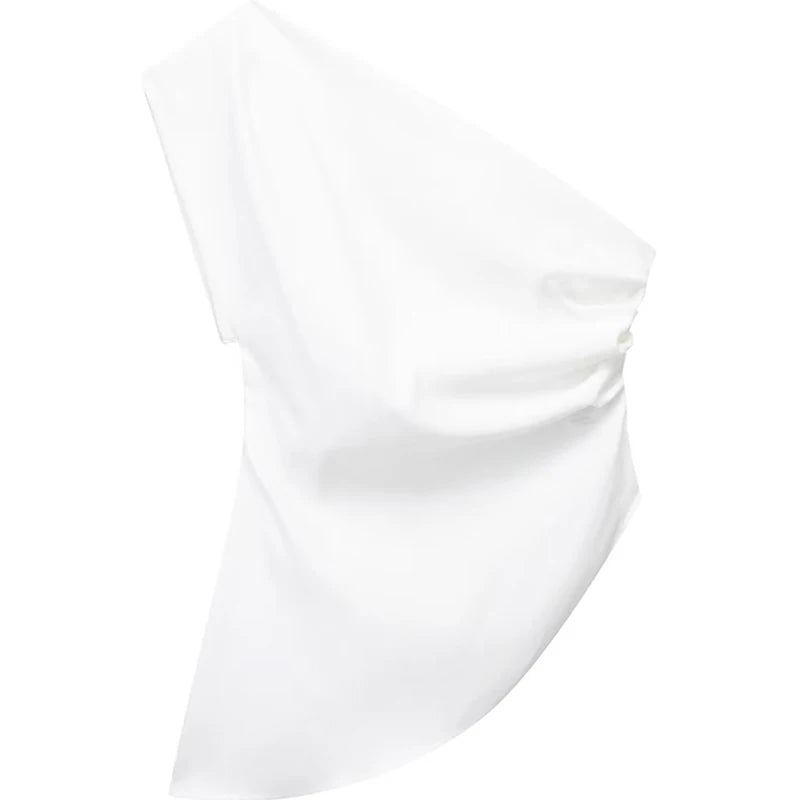 Asymmetric Off-Shoulder Top