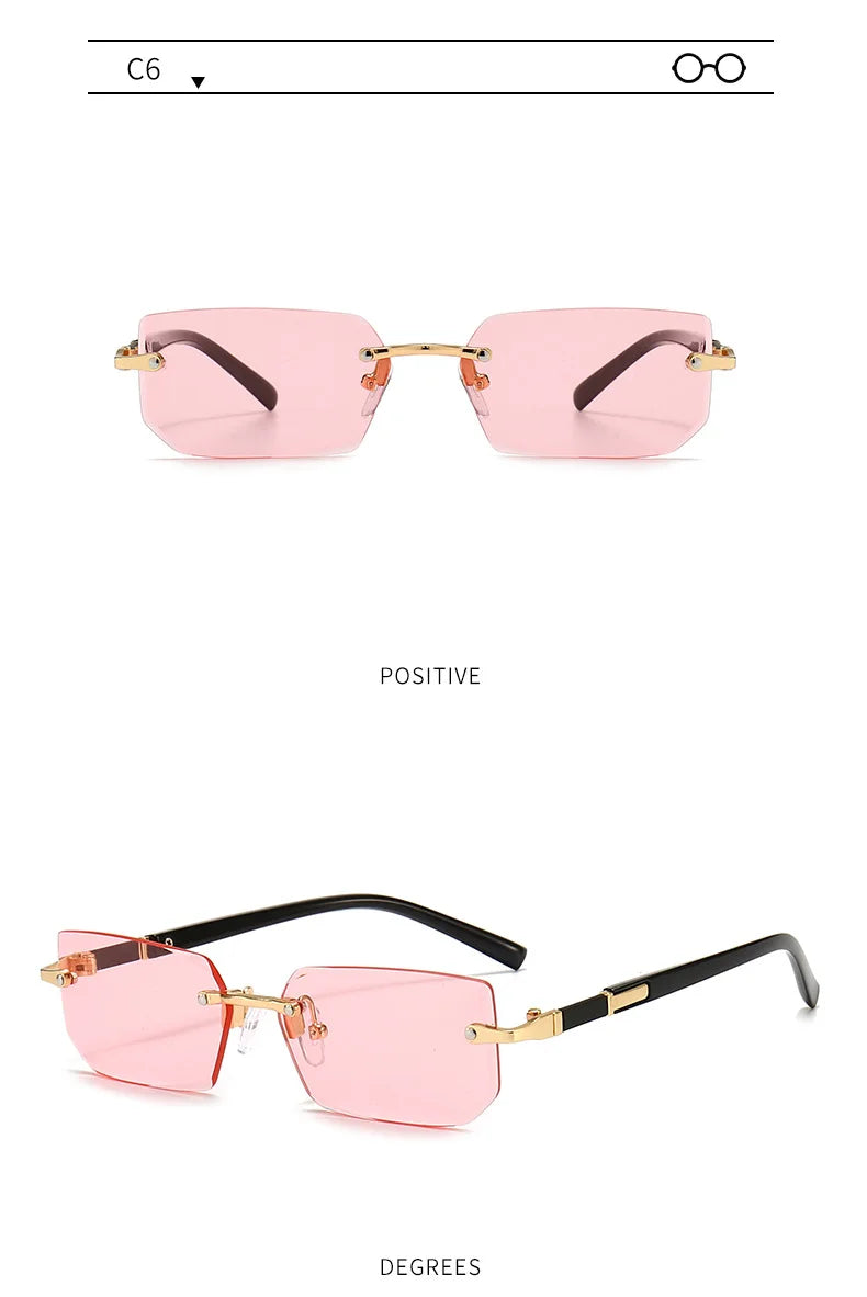 Rimless Travel Sunglasses