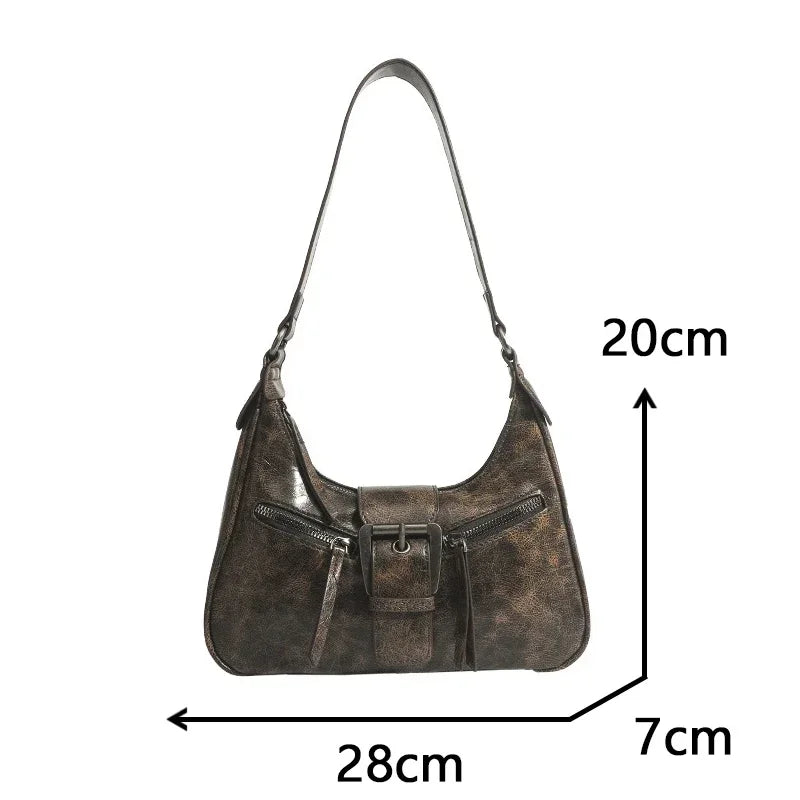 Spicy Girl Y3K Wasteland Leather Bag
