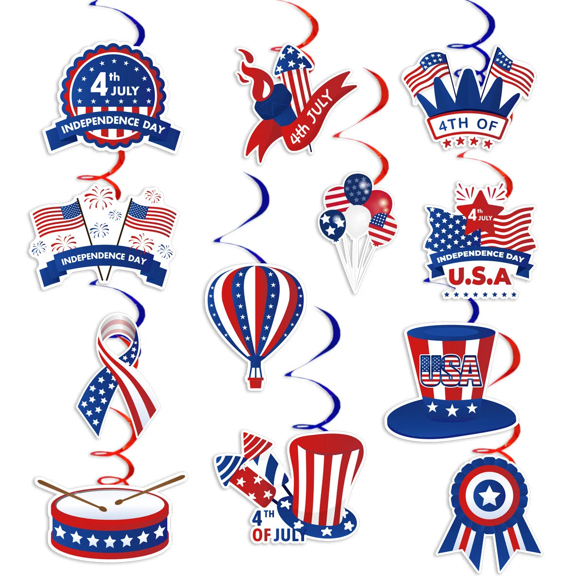 Independence Day Party Photo Props