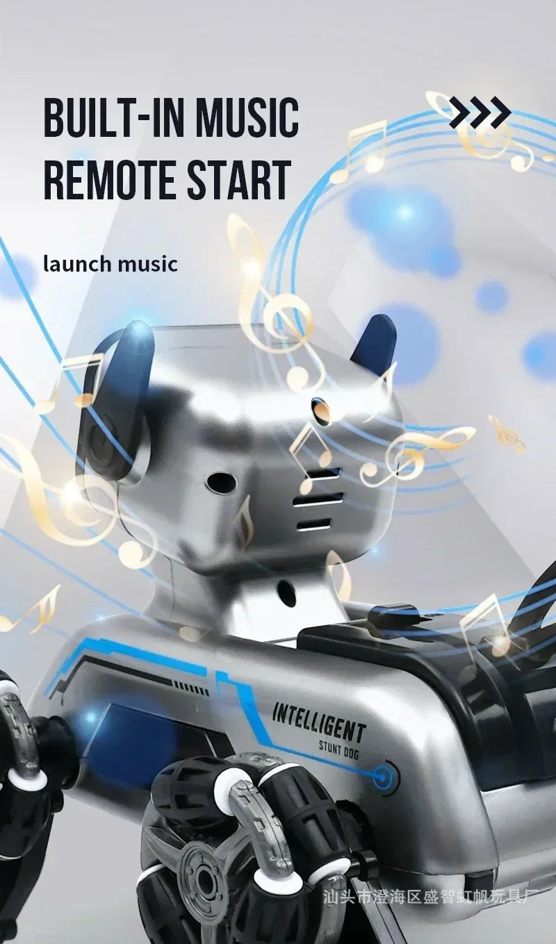 2.4Ghz RC Intelegent Robot Dog Stunt Dog
