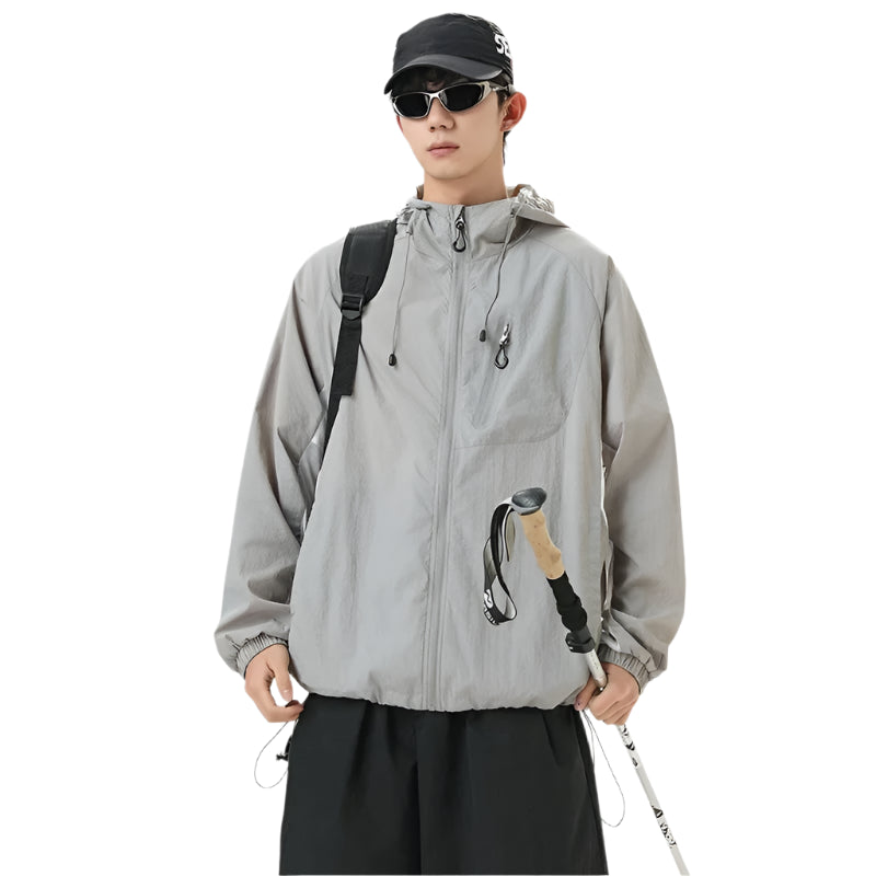 UPF50+ Ice Silk Breathable UV Protection Light Jacket