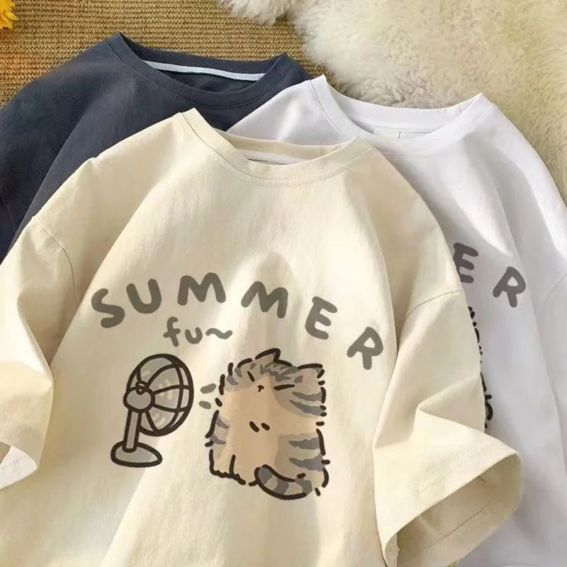 Minimalist Printed Summer T-shirt