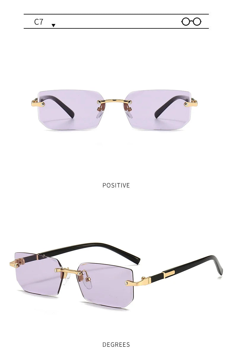 Rimless Travel Sunglasses
