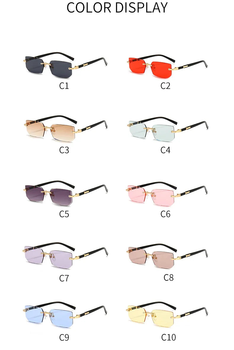 Rimless Travel Sunglasses