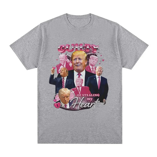 Trump stealing my heart. 100% pure cotton T-shirt