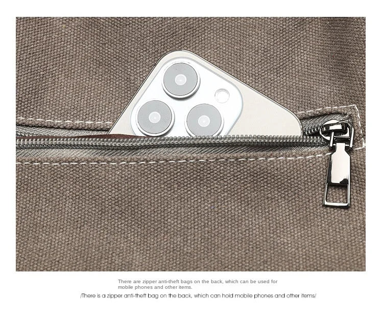 Canvas Retro Tote Bag