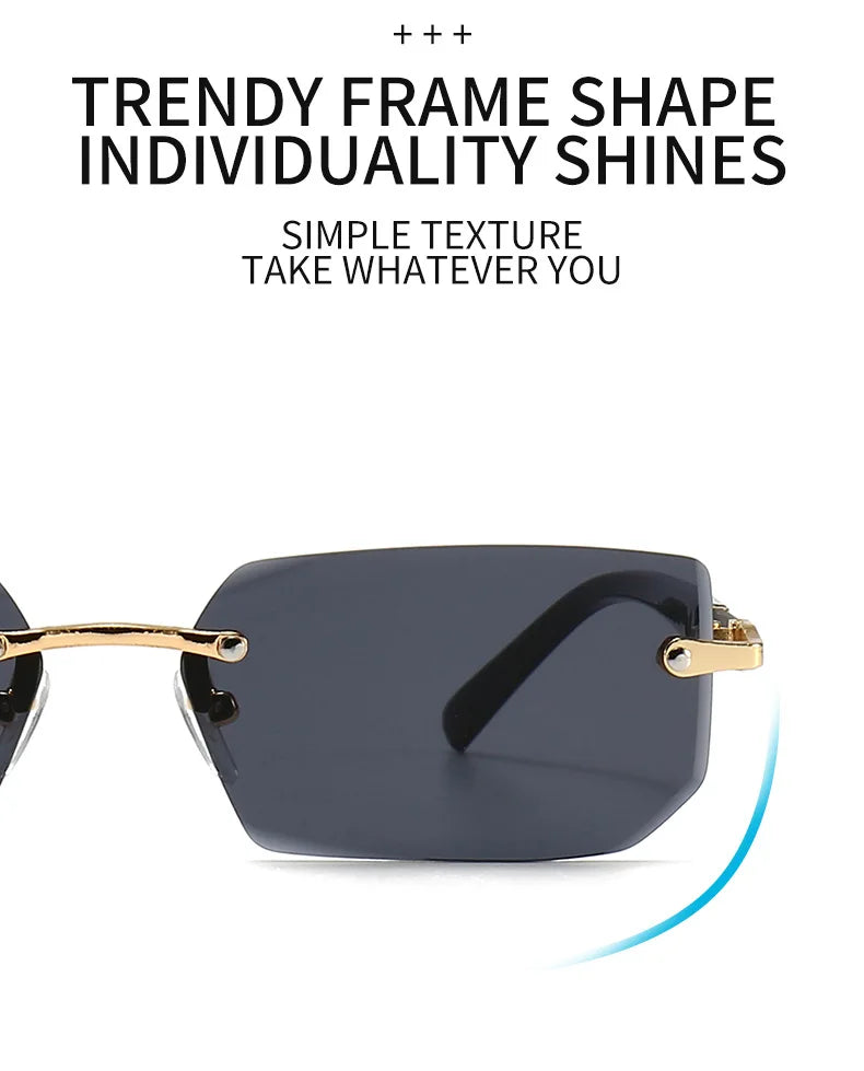 Rimless Travel Sunglasses