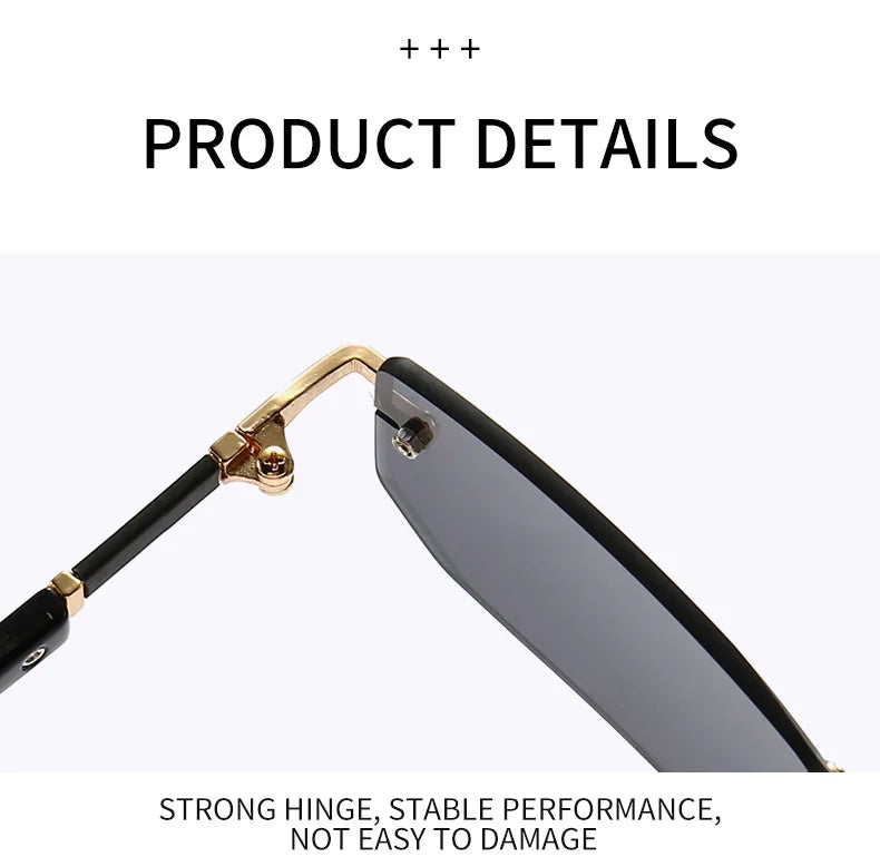 Rimless Travel Sunglasses