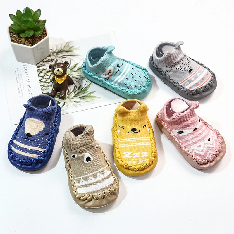 Anti Slip Soft Sole Baby Socks Slippers