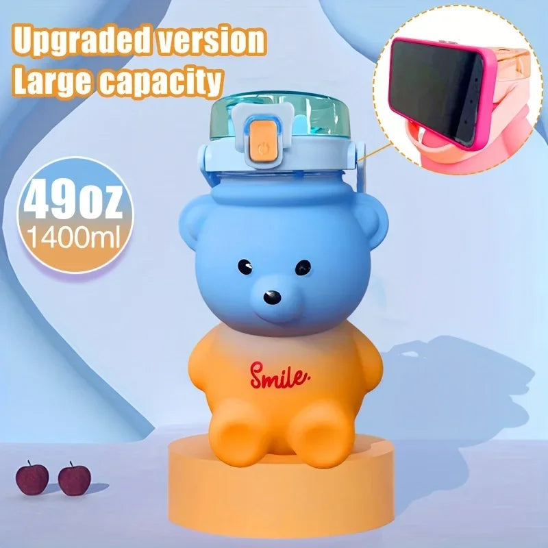Cute Bear Water Bottle 1pc