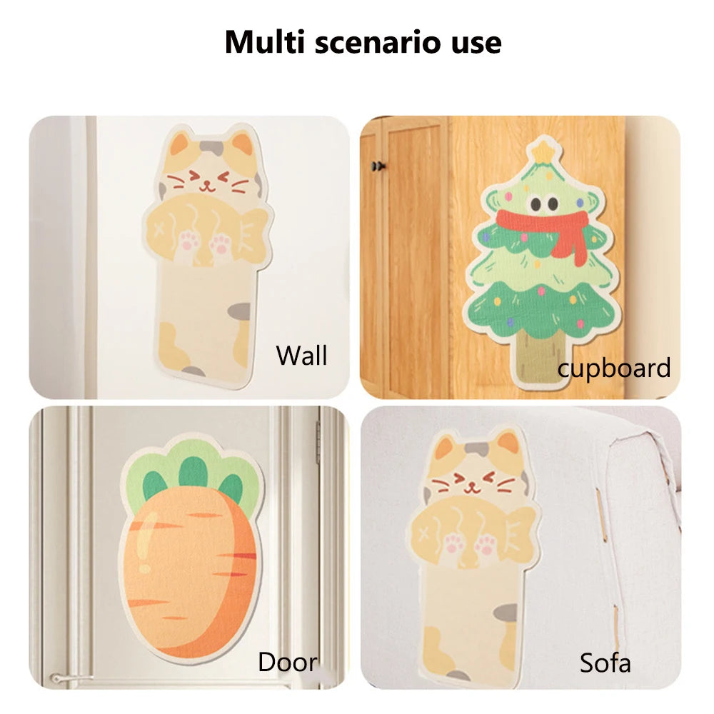 Vertical Wall Sticker Cat Scratch Board