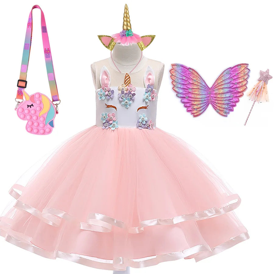 Unicorn Cosplay Costume Princess Dress