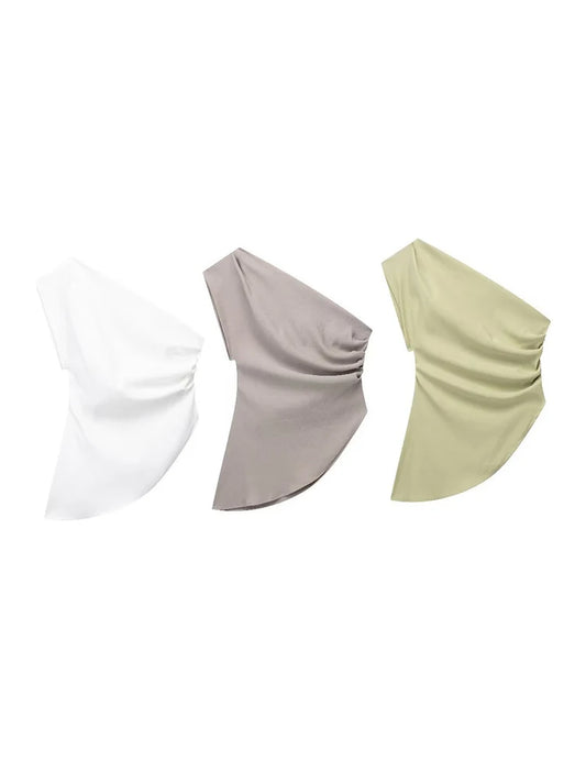 Asymmetric Off-Shoulder Top