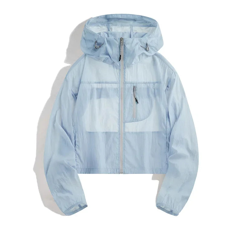 UPF50+ UV Protection Ultra Light Zipper Hoodie