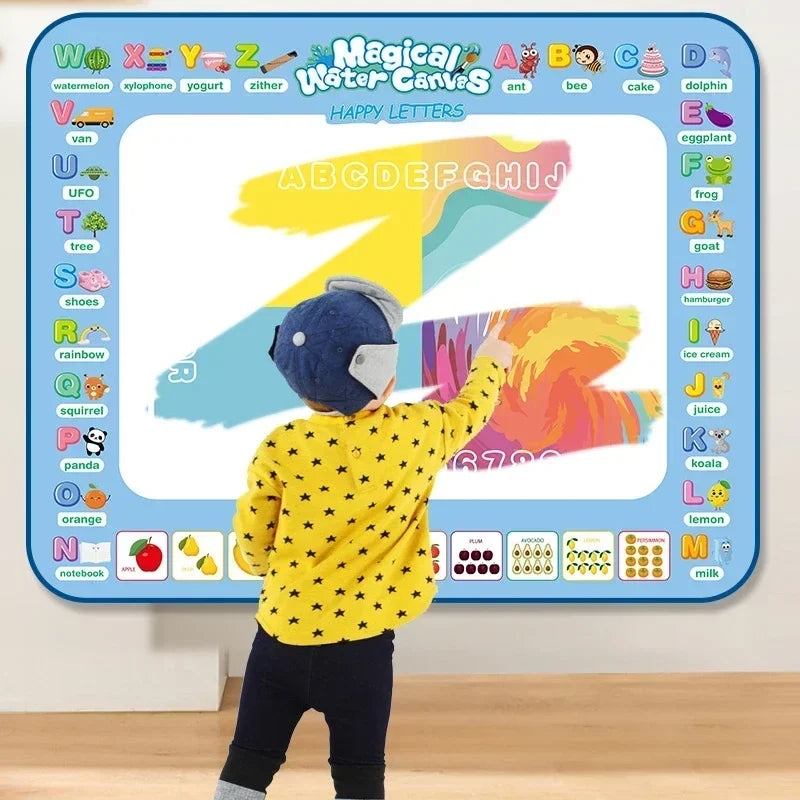 Magic Water Drawing Mat With Reusable Magic Pen Montessori Educational Toys