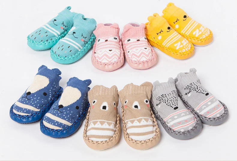 Anti Slip Soft Sole Baby Socks Slippers