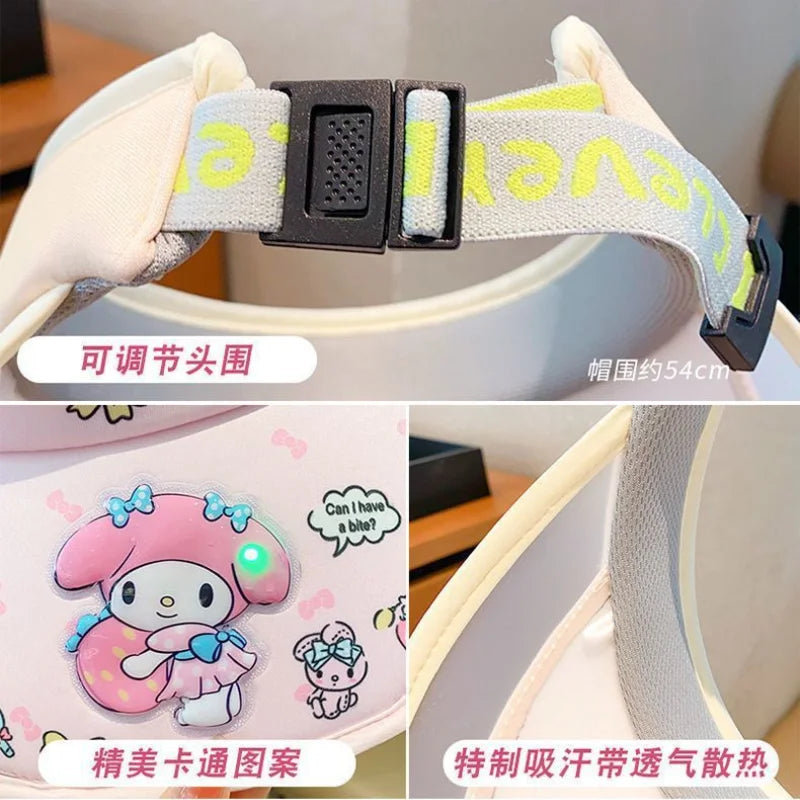 My Melody Cute Kuromi Anti-Uv Sun kids Hat