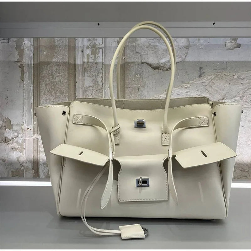 Square Buckle Design Luxury Handbag