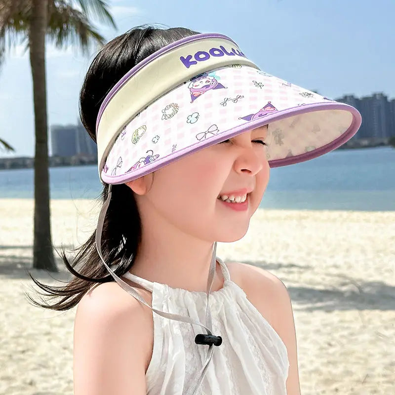 Sunscreen cooling hat with Two chargeable Fan