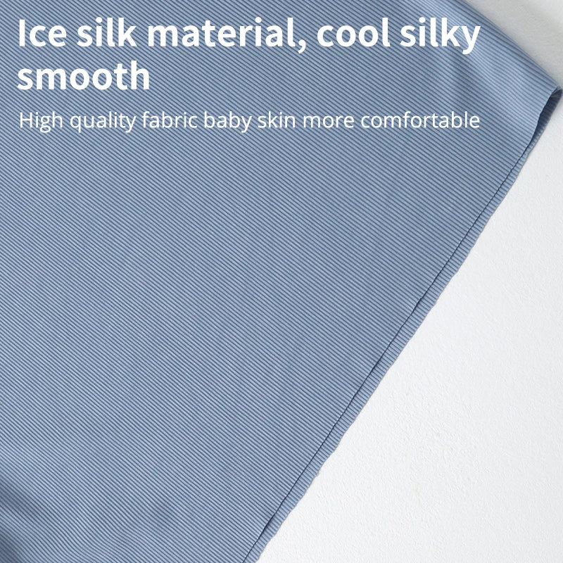 Children's ice silk pajamas
