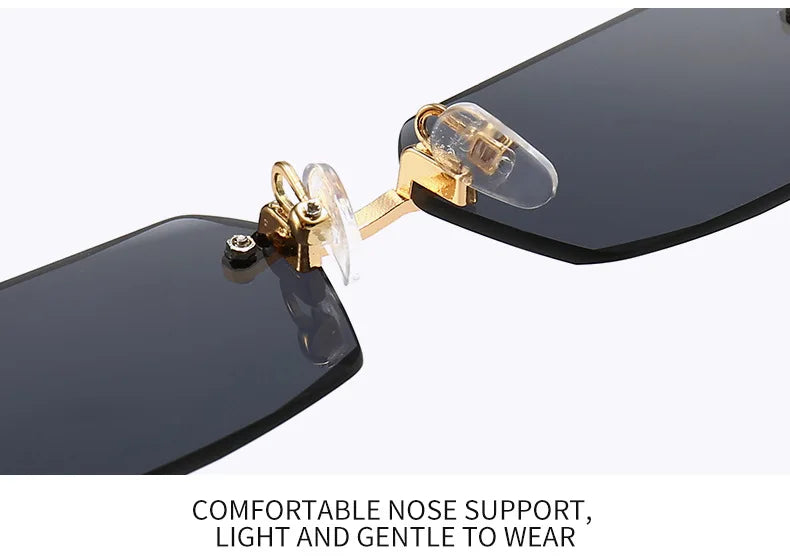 Rimless Travel Sunglasses