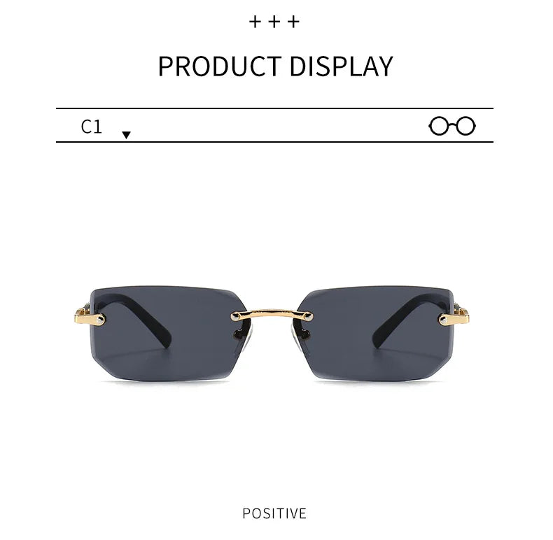 Rimless Travel Sunglasses