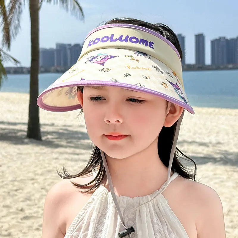 Sunscreen cooling hat with Two chargeable Fan