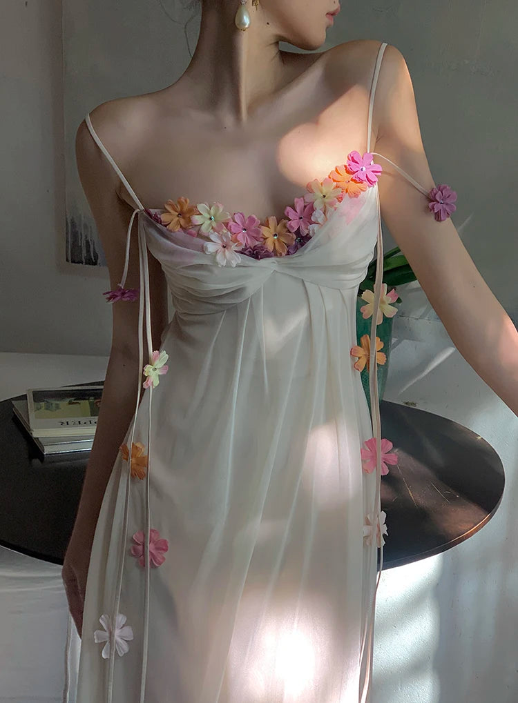 Boho Glow – Elegant Vacation Maxi Dress