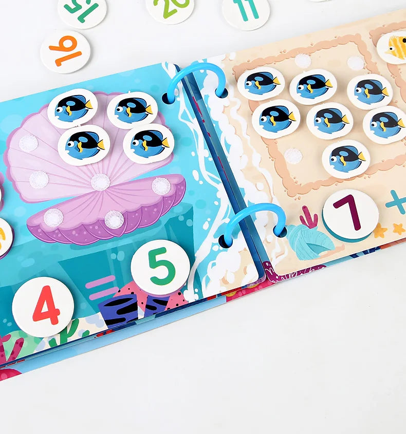 Montessori Baby Busy book Early Learning Education Toy