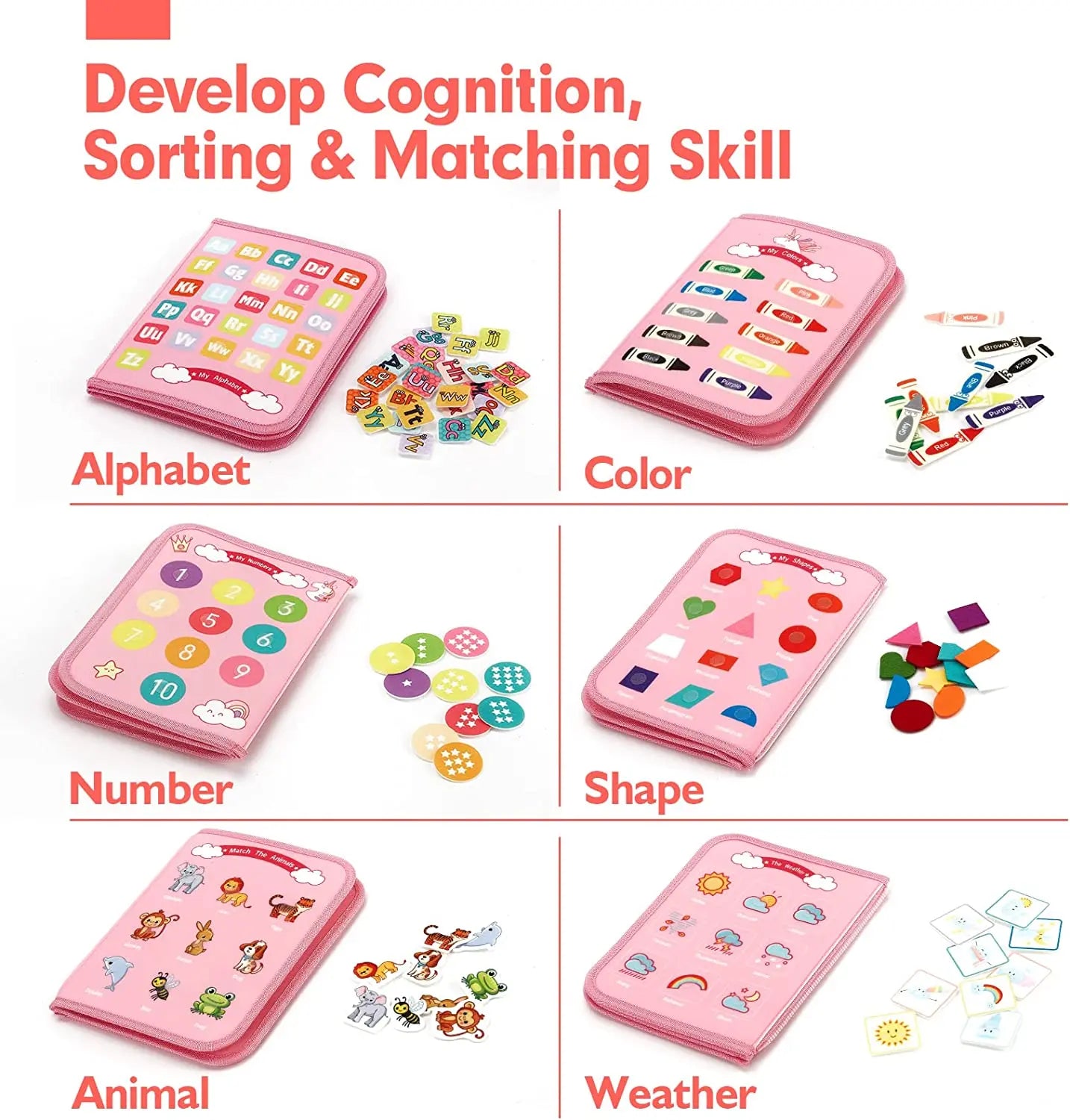 Montessori Busy Board Activities Education Toys Basic Dress Motor Skills