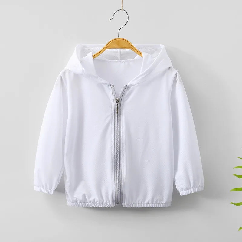Kids Thin Ice Silk Sunscreen Hoodie