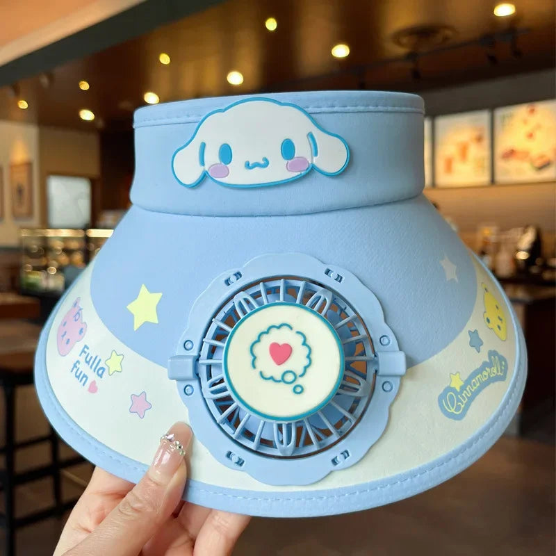 Children's Girls Boys Sun Protection Fan Hat