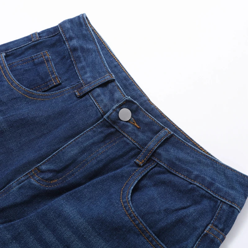 Casual Rhinestone Loose Harem Jeans