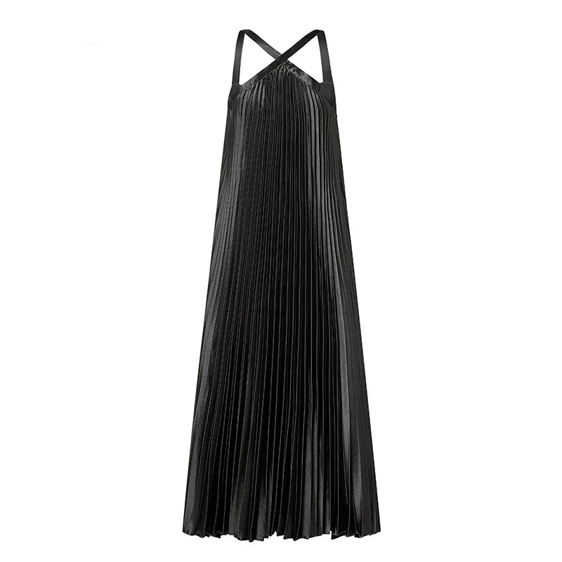 Moonlight Flow – Backless Long Robe Dress