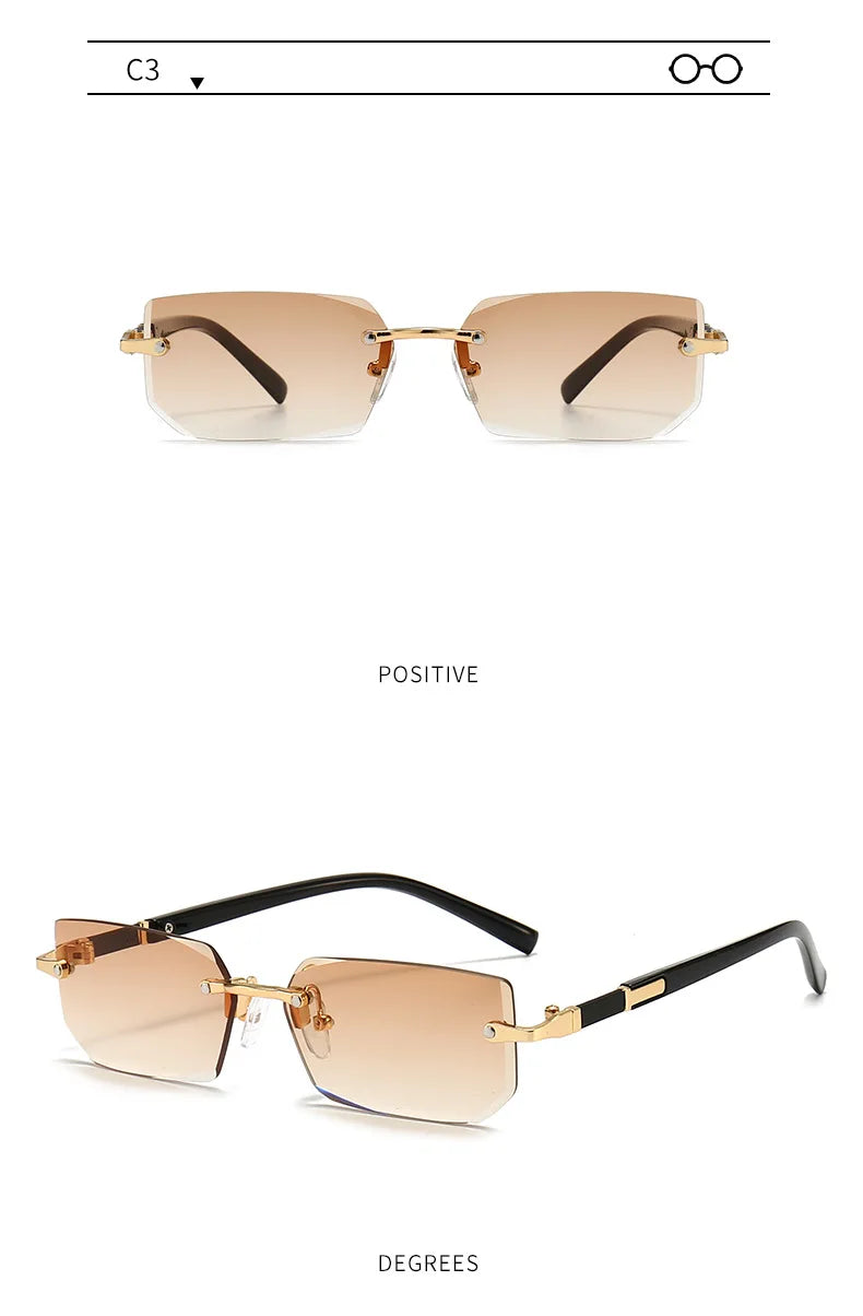 Rimless Travel Sunglasses