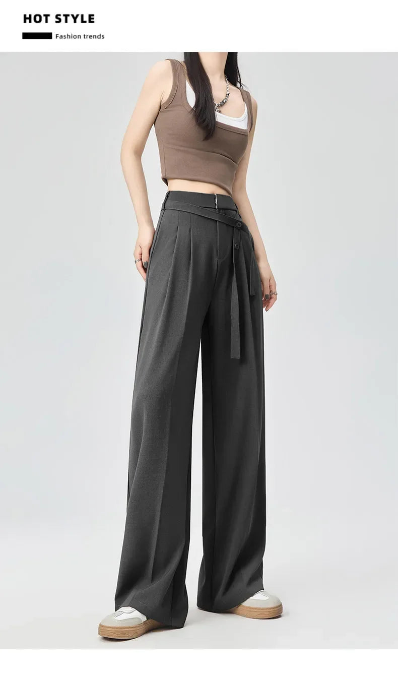 Women's Loose Drapey Suit Pants