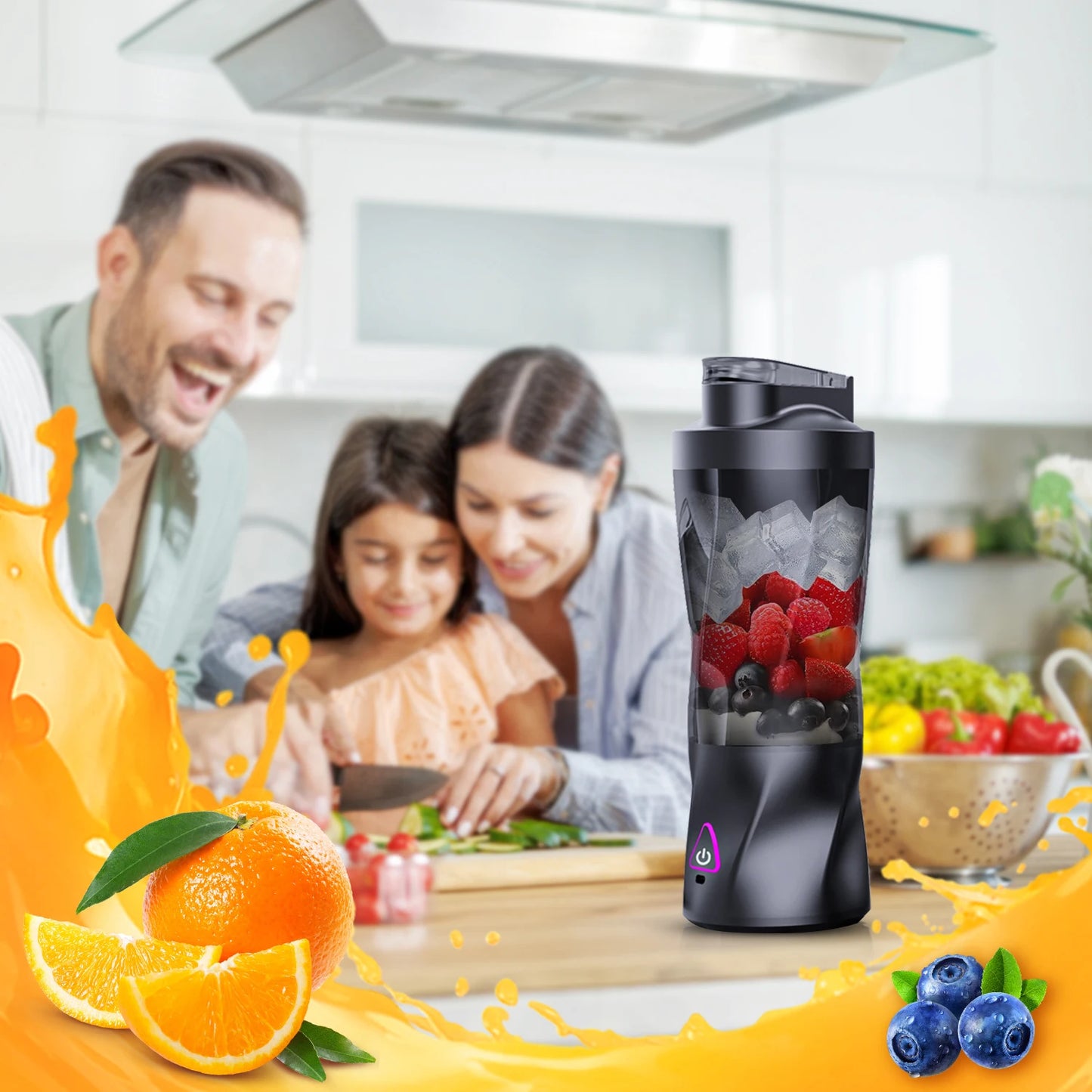 Portable Smoothie Blender Fresh Fruit blender 700ML USB Rechargeable Outdoor Mixing Cup