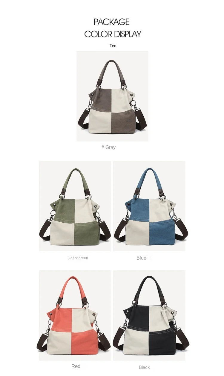 Canvas Retro Tote Bag
