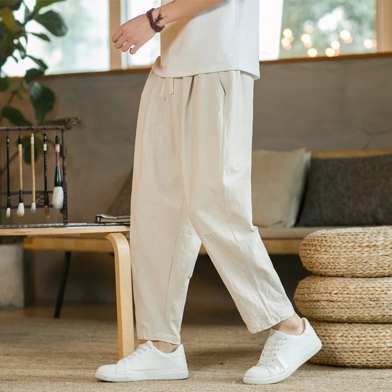 Cotton Linen Trousers