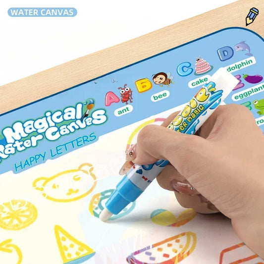 Magic Water Drawing Mat With Reusable Magic Pen Montessori Educational Toys