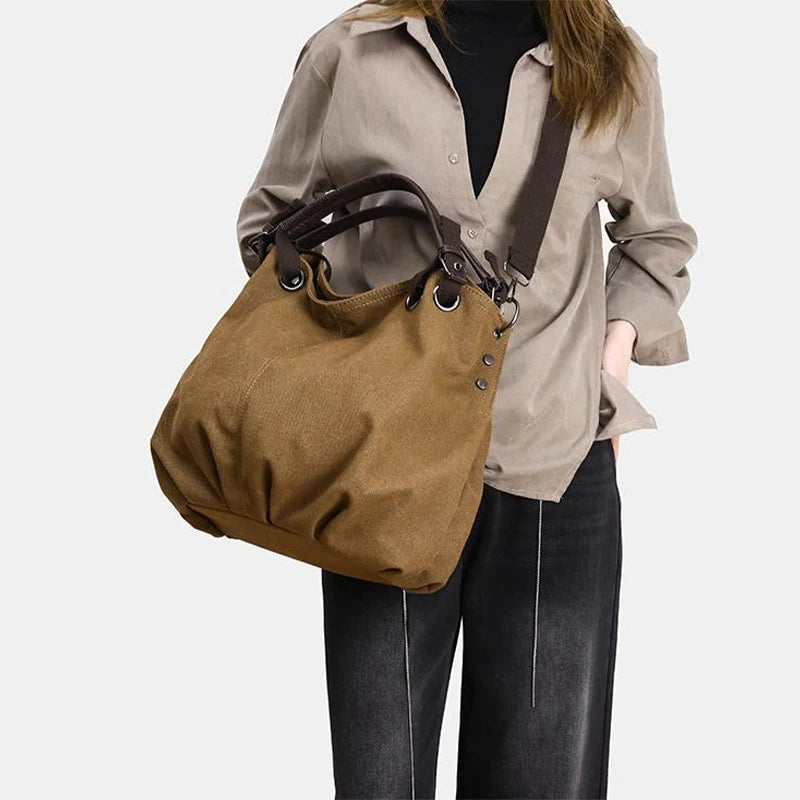 Vintage Large Capacity Tote Bag