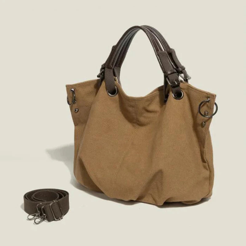 Vintage Large Capacity Tote Bag